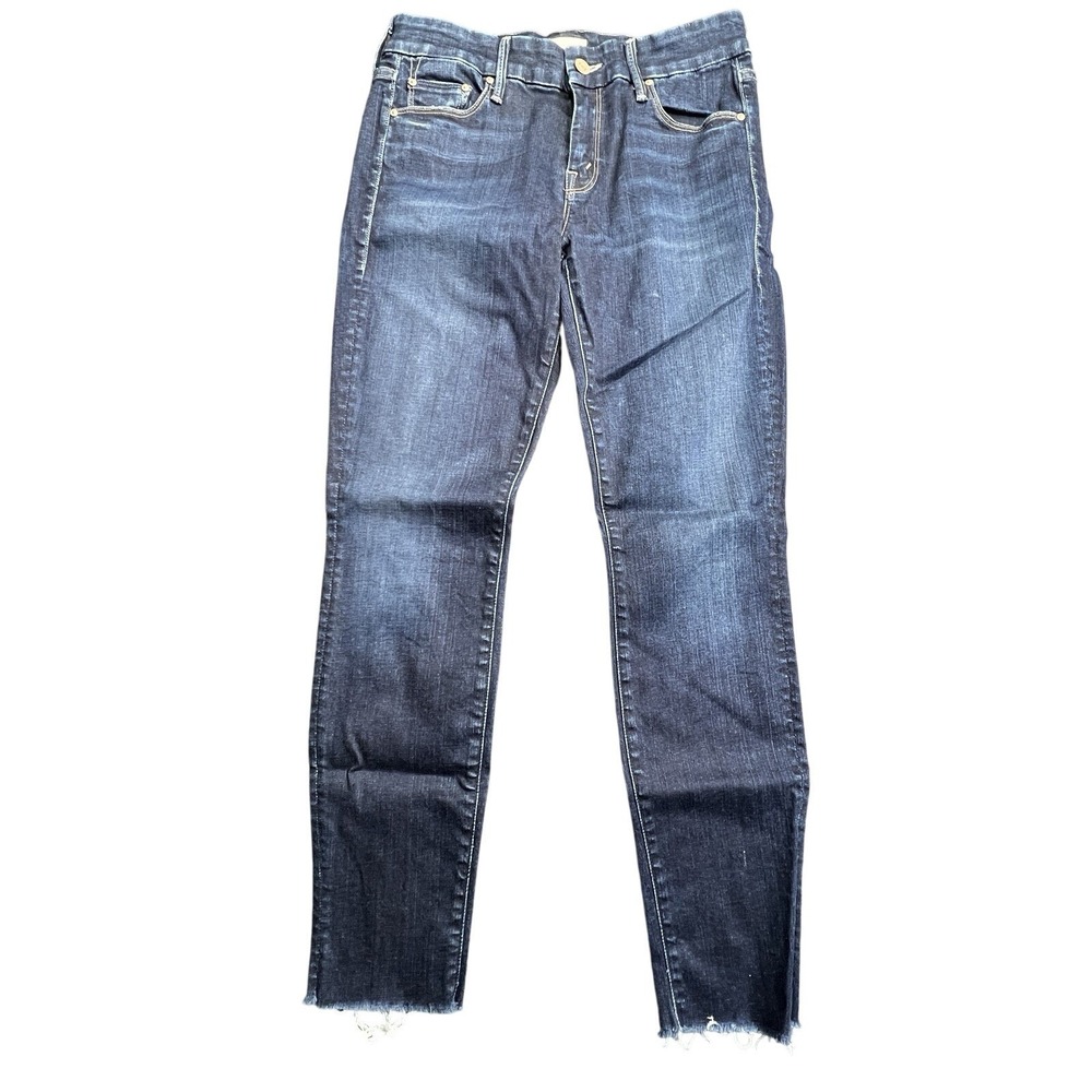 Mother Jeans Womens 28 Ankle Dark Wash Low Rise‎ Stretch No Play Looker USA